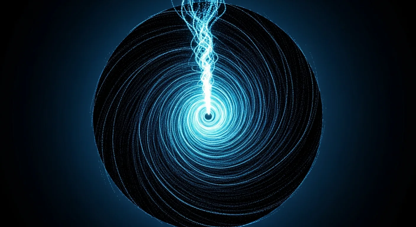 CFD-style simulation of cyclonic swirling flow field inside CDFU flotation vessel — microbubble trajectory, tangential inlet, central oil collection zone
